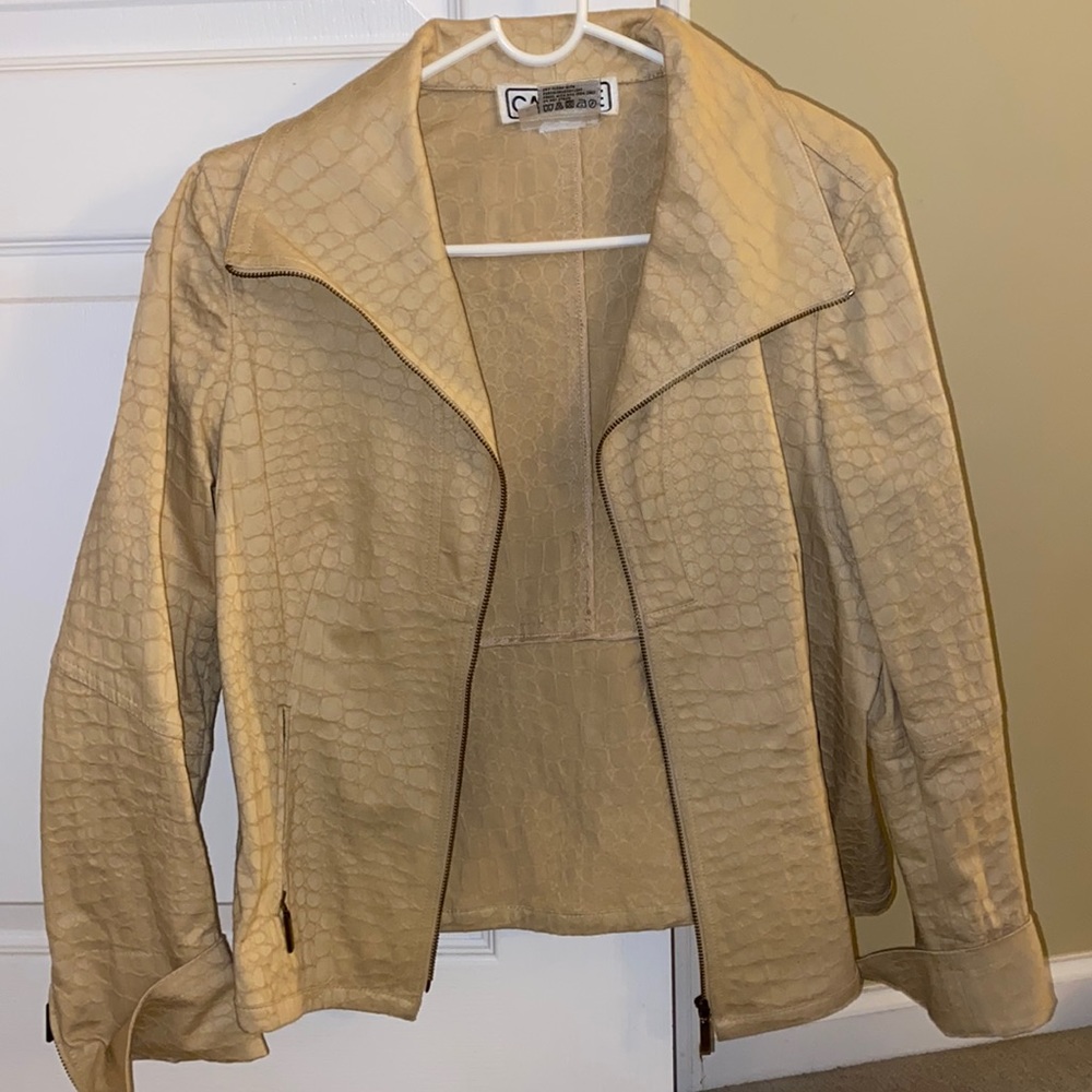 Carlisle Leather Printed Jacket